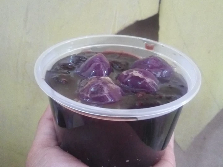 Cara Gampang Membikin Resep Bubur ketan hitam Candil ungu yang Bisa Manjain Lidah Anti Ribet, Lezat
