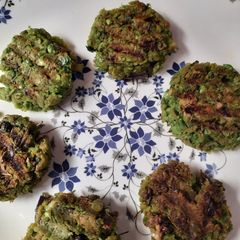 A picture of Grill Green Peas Tikki.