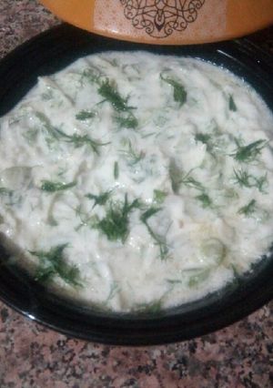 Une photo de Tzatziki au fenouil