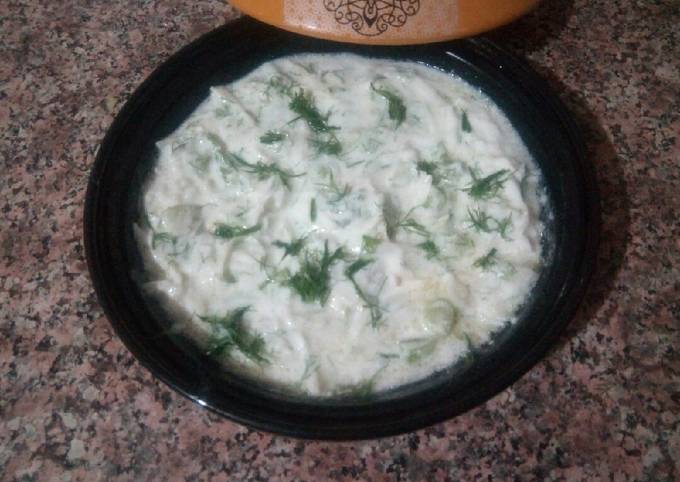 Tzatziki au fenouil