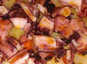 Una foto de pulpo a la gallega