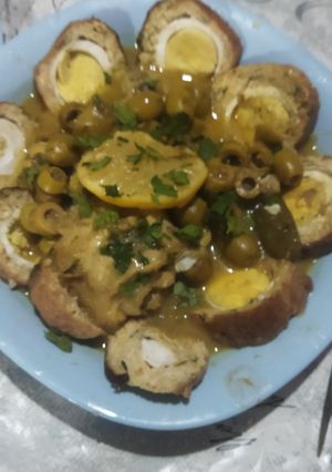 صورة لوصفة طاجين الرخام 🤤