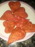 Beetroot heart puri