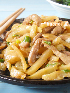 榨菜炒肉絲 的食譜成品照片