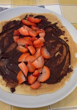 Una foto de Crepes (pasta para unas 10 crepes)