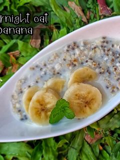 Foto resep Overnight Oat Banana