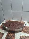 Bizcochuelo saludable de cacao y mantequilla de maní,coco sin harina