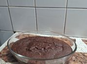 Una foto de bizcochuelo sin aceite ni azúcar