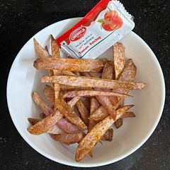 A picture of French Fries 🍟 From Purple Yam.