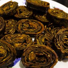 A picture of Alu Vadi | Patra recipe.