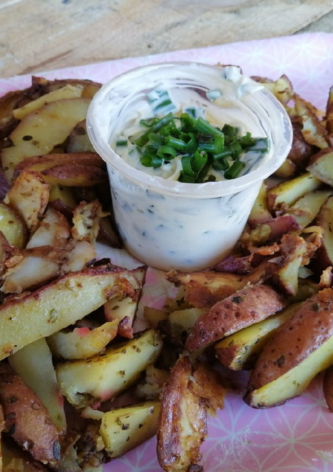 Una foto de Dip de mayonesa y ciboulette