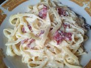 Gambar fettuccine carbonara