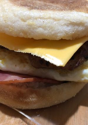 簡易滿福堡早餐 的食譜成品照片