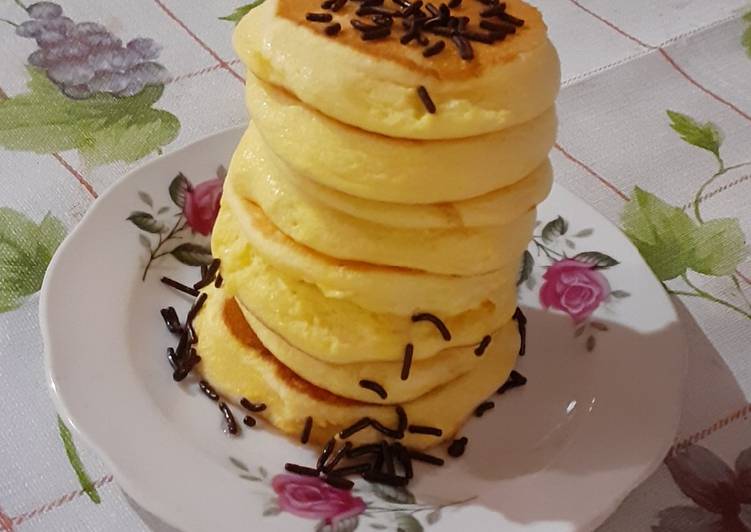 Langkah Mudah untuk Menyiapkan Fluffy Pancake, Enak Banget