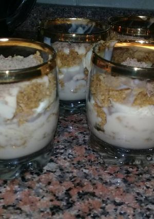 صورة لوصفة ترايفل موز وفانيليا 😋😍