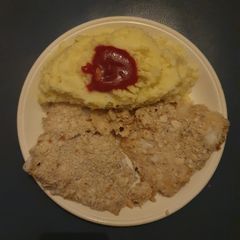 A picture of Breadcrumb baked Cod fish fillets.