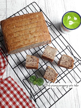 Cara Mudah Menyiapkan Resep Bolu pisang panggang satu telur yang Lezat Sekali Anti Ribet, Mantap Sekali