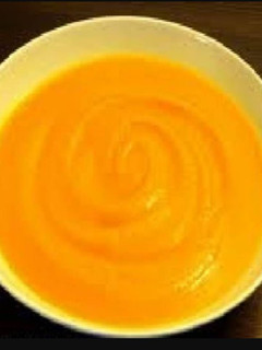 Una foto de Crema de calabaza