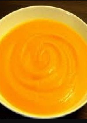Una foto de Crema de calabaza