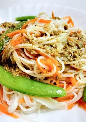西式橄欖風味冷麵 的食譜成品照片