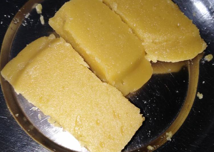 Recipe of Homemade Ghee Mysorepak