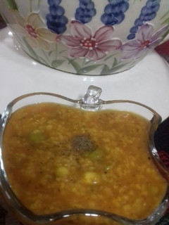 عکسی از دستور 🍲🍚سوپ برنج (نیم دانه)🍚🍲