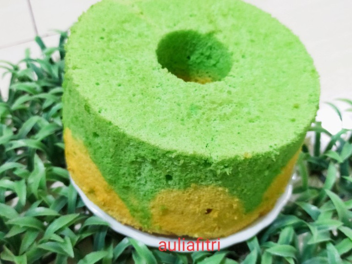 Bagaimana Membuat Chiffon cake mini pandan, nangka dan keju yang Lezat Sekali