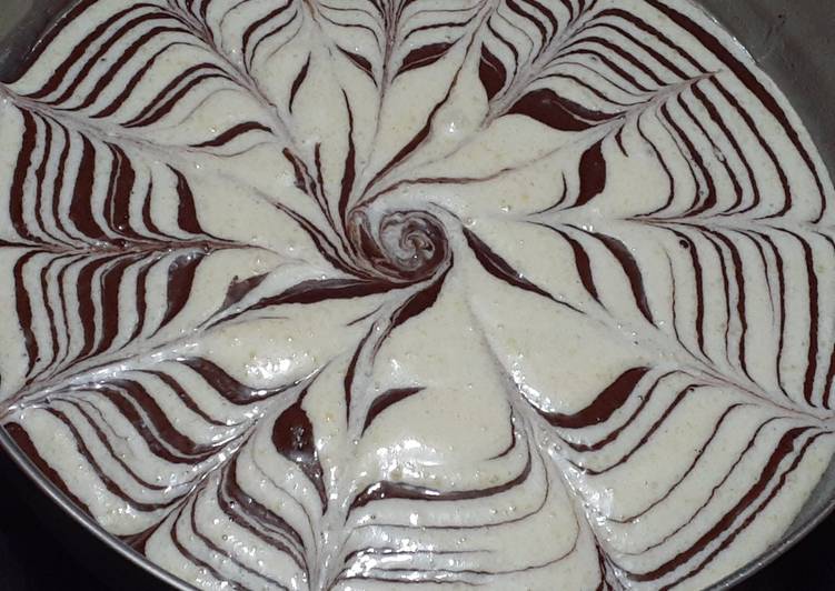 How to Make Quick Marble Cake