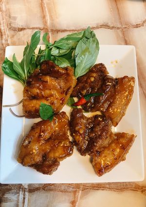 Hình của món Ba rọi chiên nước mắm.
