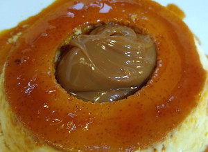 Una foto de Flan casero