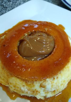 Una foto de Flan casero