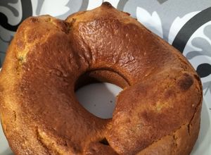 Une photo de Gâteau au yaourt et graines de lin