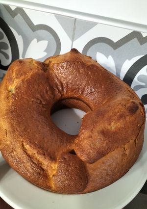 Une photo de Gâteau au yaourt et graines de lin