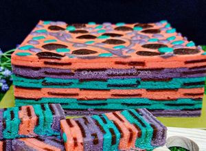 Gambar Kek Lapis Asam Manis (Hawflakes)