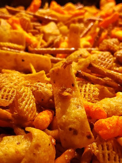 A picture of Debbie's Chex Mix.