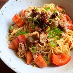 A picture of Gochujang Tomato Angel Hair Pasta (Capellini).