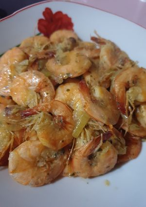 Foto resep Udang mentega sederhana