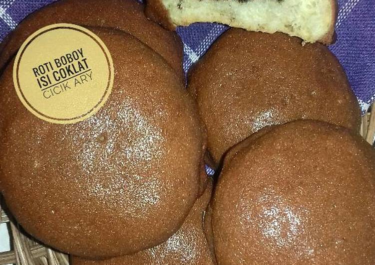 Langkah Mudah untuk Membuat Roti boboy coklat eggless yang Enak