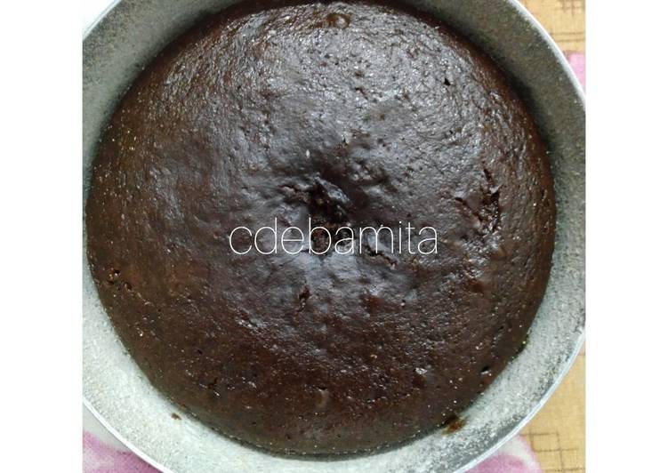 Whole Wheat chocolate Sponge cake recipe without sugar