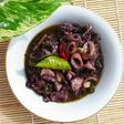 Cumi bumbu hitam saus tiram