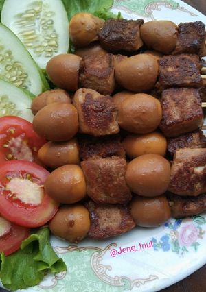 Foto resep Sate tahu telur puyuh