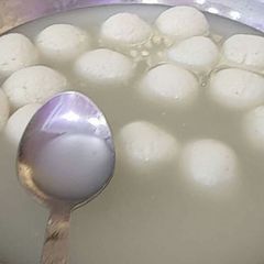 A picture of Spongy rasgulla.