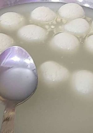 A picture of Spongy rasgulla.