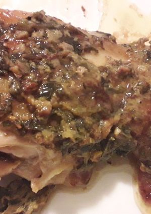 Una foto de Pollo a la mostaza súper práctico!!