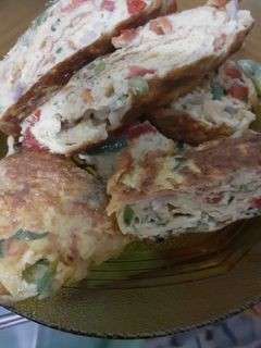 Foto resep Telur Dadar Sayur