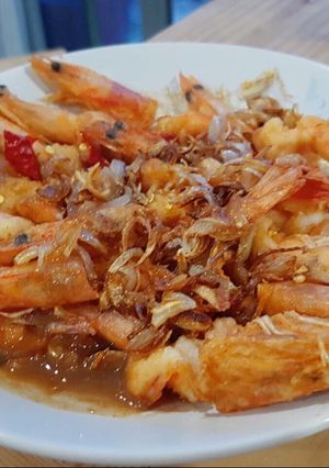 รูปของ กุ้งทอดซอสมะขาม