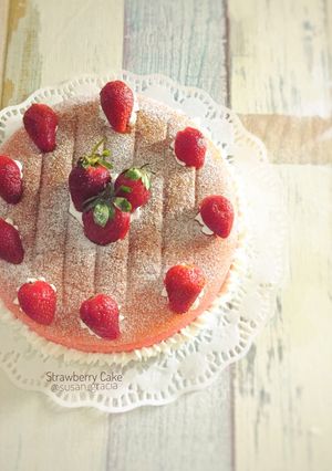 Foto resep Bolu Strawberry