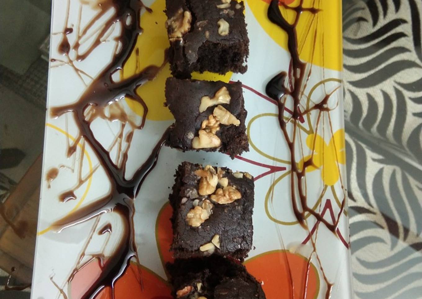 Walnut brownie