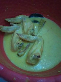 Foto resep Sayap kuah santan