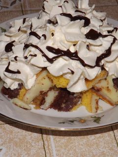 Somlói galuska recept fotója